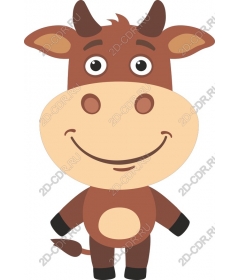  Cute cartoon cow