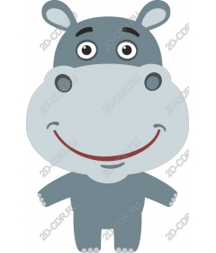  Cute character-Hippo