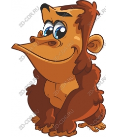  Cartoon gorilla