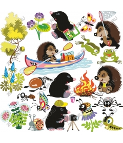  The whimsical set for outdoor adventures