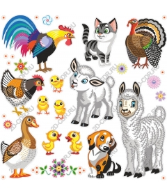  Collection "Friends on the farm"