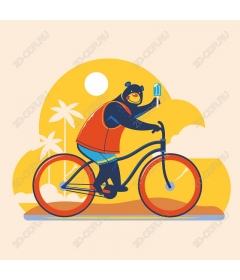  Bear on a bike