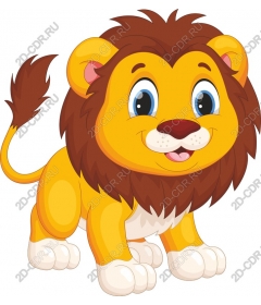  Cartoon lion