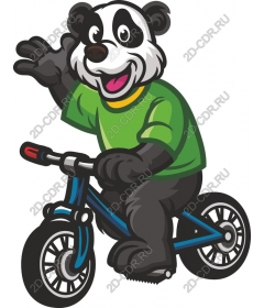  Panda on a bike