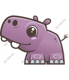  Adorable cartoon Hippo