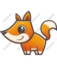  Cute cartoon Fox