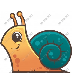  Adorable cartoon snail