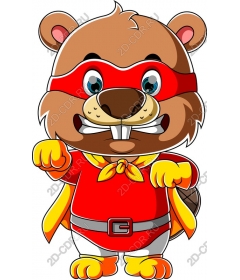  Superhero Beaver