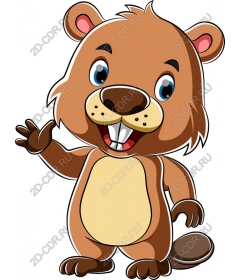  Adorable cartoon beaver