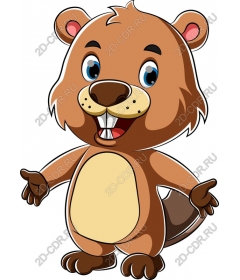  Adorable cartoon beaver