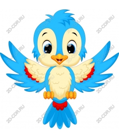 Funny Blue Bird