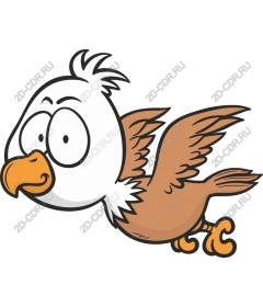  Bizarre cartoon bird