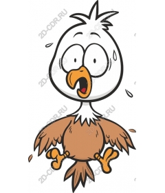  Fancy a scared bird