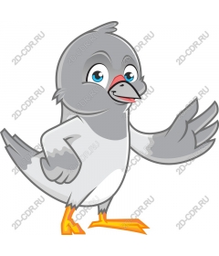  Adorable cartoon dove