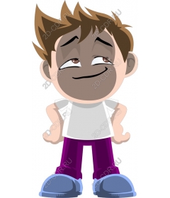 Playful young boy