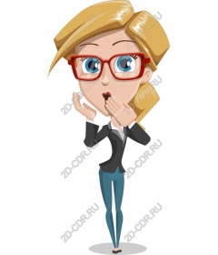  Surprised businesswoman
