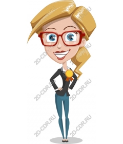 Fun professional woman