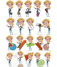 Professional set for business woman