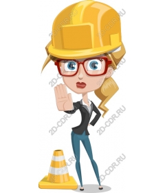  Confident female security officer