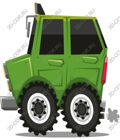  Bright green SUV