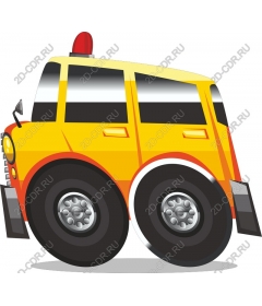  Bizarre cartoon ambulance car