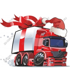 Truck for Christmas delivery
