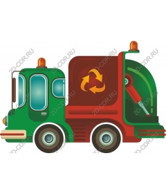 Экологичный грузовик для переработки отходов