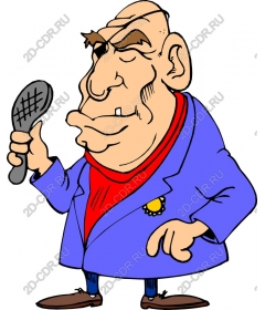  Character grumpy microphone