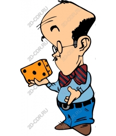 Charming character with dice