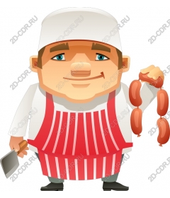  A friendly character-the butcher