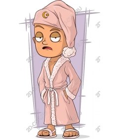  Fancy pink Bathrobe for boy