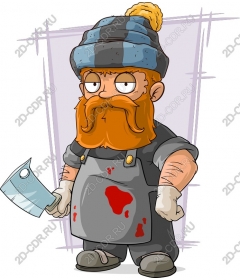 Whimsical lumberjack