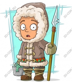 The adventures of Inuit boy