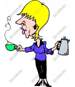 Funny coffee server