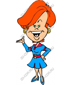 Funny female character