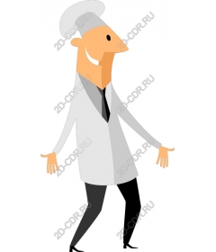 Quirky character chef