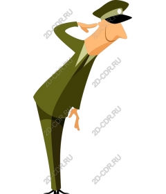  Adorable cartoon military officer