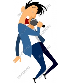  Bright microphone for a singer