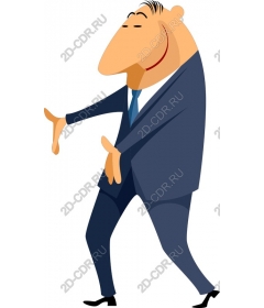 Cheerful businessman