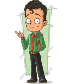  Charming young businessman