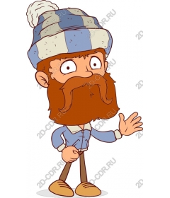  Charming bearded character