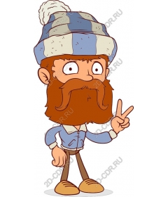  Charming bearded character