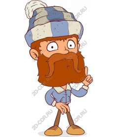  Fancy bearded man