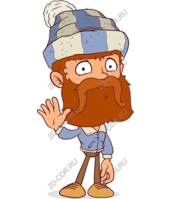  Charming bearded man