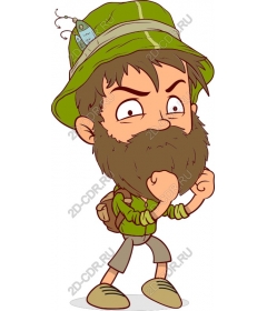  Fancy bearded adventurer
