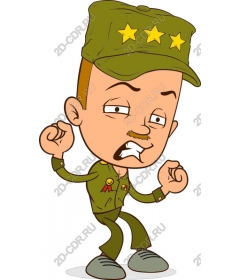  Cartoon character a "Soldier"