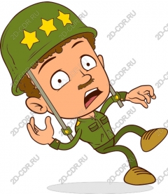  Surprised soldier