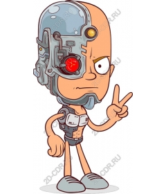  Clipart character cyborg