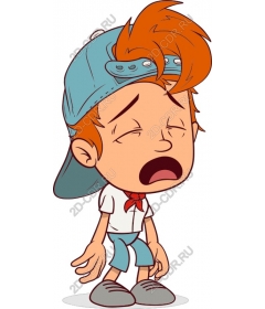Whimsical feel dejected boy