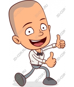 Funny cartoon character